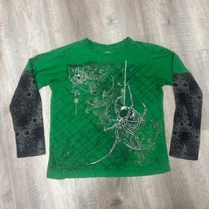 mma elite spider web shirt